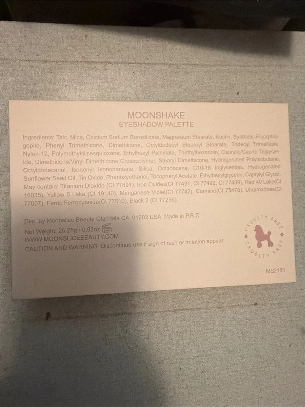 Moonslice Beauty MOONSHAKE Eyeshadow Palette - NEW